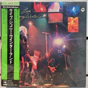 JOHNNY WINTER - LIVE AND (JAPAN OBI)