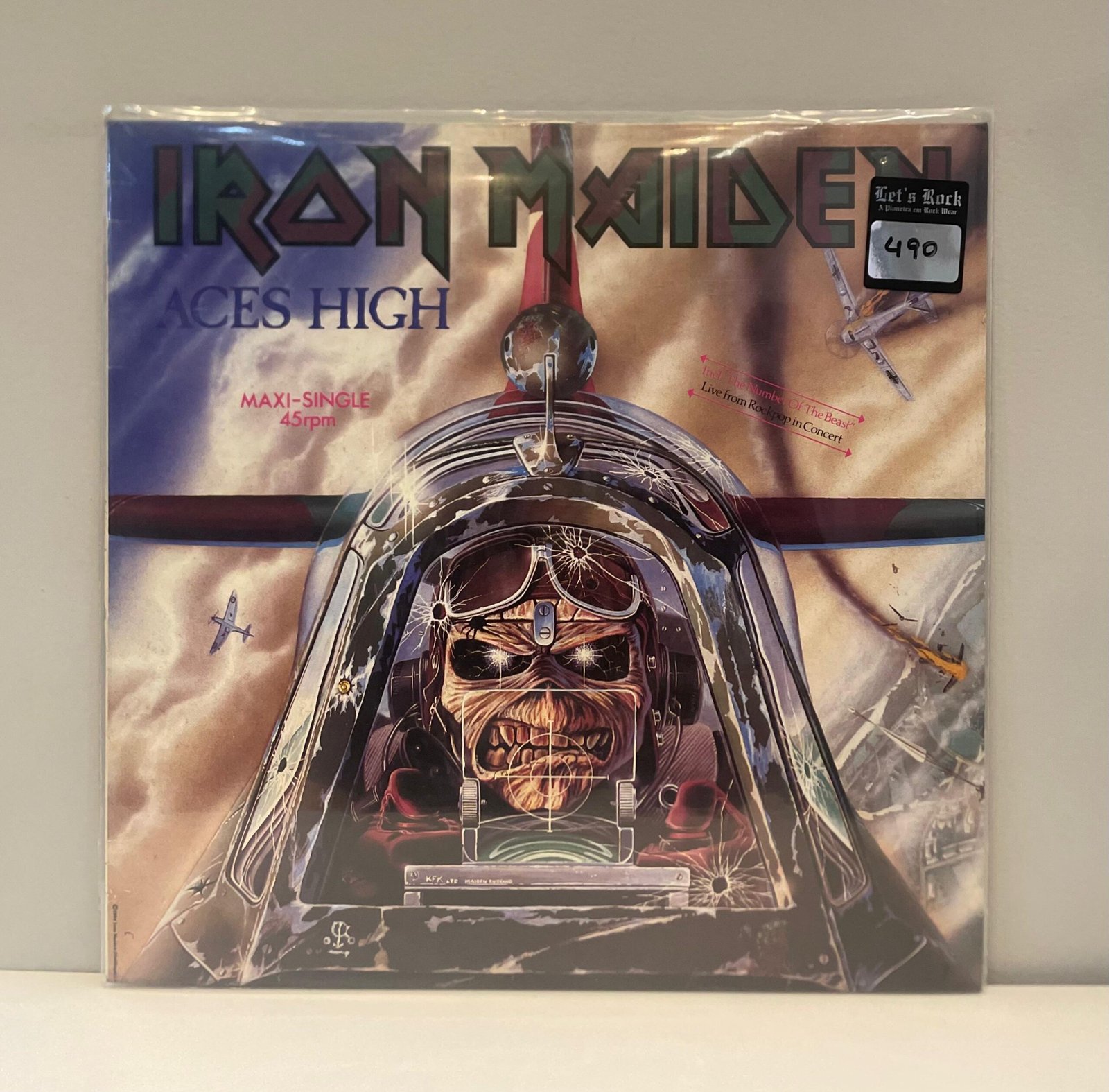洋楽 IRON MAIDEN Aces High Maxi Single Iron Maiden – Aces High – Vinyl (12