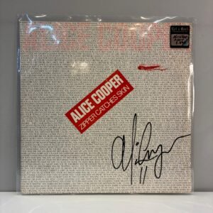 ALICE COOPER - ZIPPER CATCHES SKIN (AUTOGRAFADO)