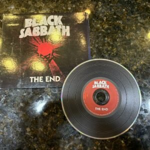 BLACK SABBATH - THE END (AUTOGRÁFO TONY IOMMI; GEEZER BUTLER E OZZY OSBOURNE)