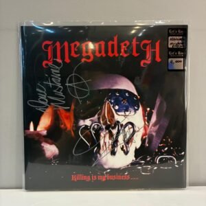 MEGADETH - KILLING IS MY BUSINESS... (AUTOGRAFADO)