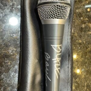 MICROFONE AUTOGRAFÁDO (BLAZE BAYLEY)