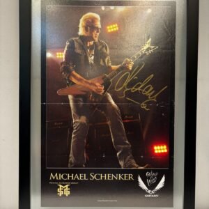 FOTO AUTOGRAFADA - MICHAEL SCHENKER