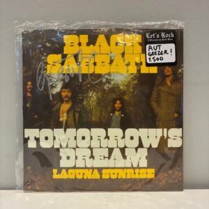 BLACK SABBATH - TOMORROW'S DREAM / LAGUNA SUNRISE (AUTOGRAFADO GEEZER BUTLER)