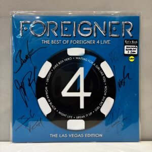 FOREIGNER - FOREIGNER 4 LIVE (AUTOGRAFADO BANDA TODA)