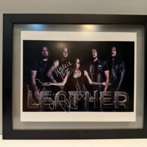 QUADRO AUTOGRAFADO LEATHER LEONE