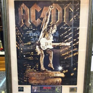 AC/DC POSTER AUTOGROFADO