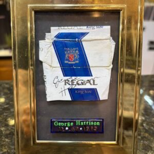 GEORGE HARRISON ITEM AUTOGRAFADO