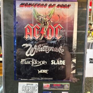 MONSTERS OF ROCK QUADRO AUTOGRAFADO