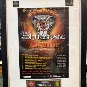 POSTER MONSTERS OF ROCK AUTOGRAFADO