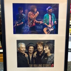 ROLLING STONES - QUADRO AUTOGRAFADO