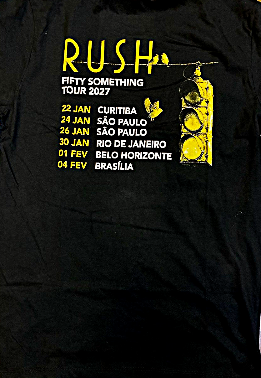 CAMISETA - RUSH FIFTY SOMETHING TOUR 2026 - Imagem 2