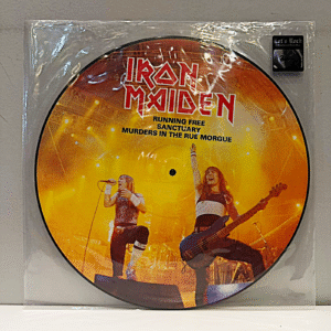 IRON MAIDEN - RUNNING FREE LIVE - SINGLE 12" PICTURE DISC