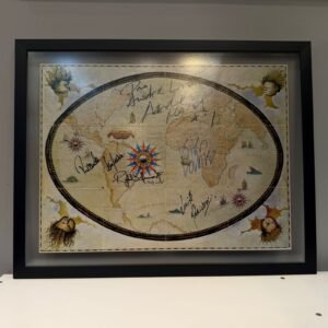 POSTÊR ANGRA HOLY AUTOGRAFADO - BANDA TODA
