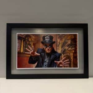 QUADRO AUTOGRAFADO TOBIAS SAMMET - EDGUY/AVANTASIA