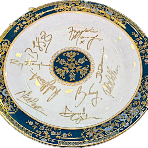 PRATO COMEMORATIVO OFICIAL - BPI BRIT AWARDS 1990 (AUTOGRAFADO)