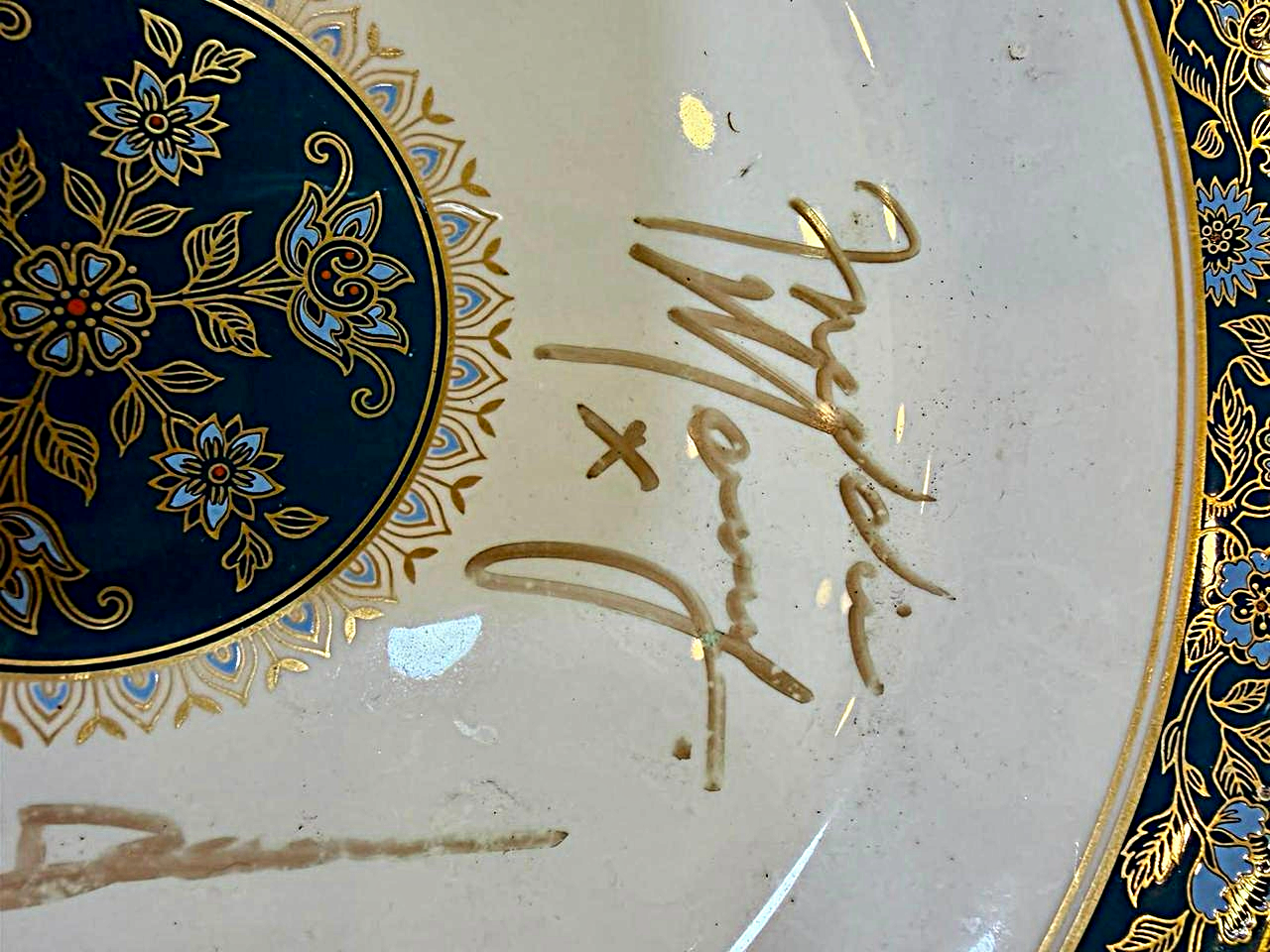 PRATO COMEMORATIVO OFICIAL - BPI BRIT AWARDS 1990 (AUTOGRAFADO) - Imagem 3