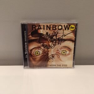 RAINBOW - STRAIGHT BETWEEN THE EYES (AUTOGRAFADO)