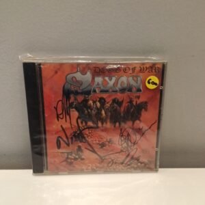 SAXON - DOGS OF WAR (AUTOGRAFADO)