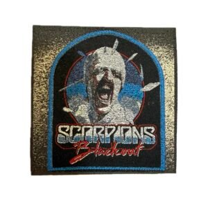 PATCH WOVEN MICROBORDADO - SCORPIONS BLACKOUT