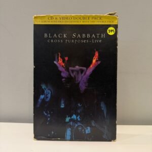 BLACK SABBATH - CROSS PURPOSES LIVE VHS + CD