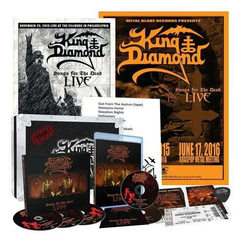 KING DIAMOND - SONGS FROM THE DEAD LIVE BOX (RARO) - Imagem 2