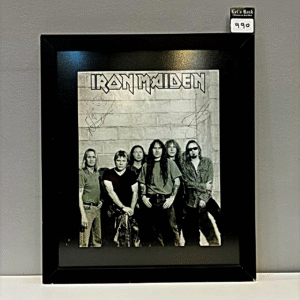 QUADRO IRON MAIDEN - REUNION (AUTOGRAFADO)