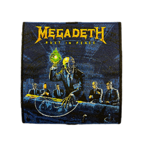 PATCH WOVEN MICROBORDADO - MEGADETH RUST IN PEACE 2
