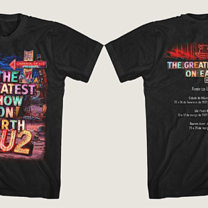 CAMISETA U2 - THE GREATEST SHOW ON EARTH TOUR 2027